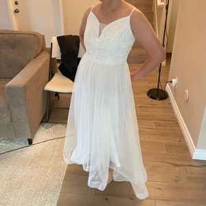 White float dress